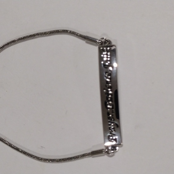 Prayer Love Faith Silver Tone Bracelet – Adjustable Bolo Jewelry for Inspiration - Picture 5 of 8